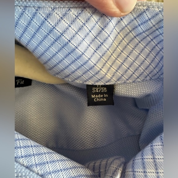 Tailorbyrd Collection Light Blue Dress Shirt Trim Fit - Picture 3 of 5